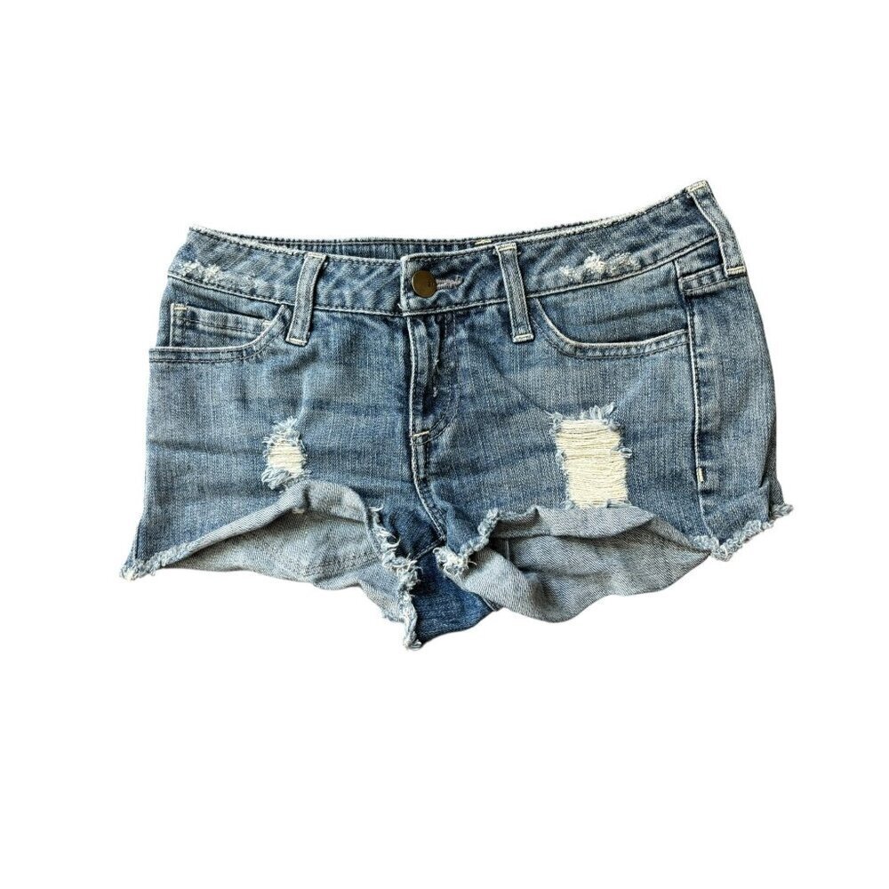 Forever 21 Women's Denim Blue Shorty Shorts